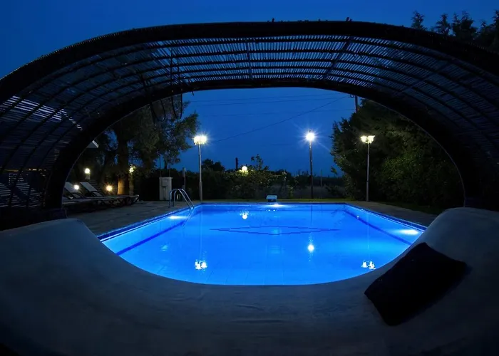 Hara W Heated Pool Villa Nea Iraklia